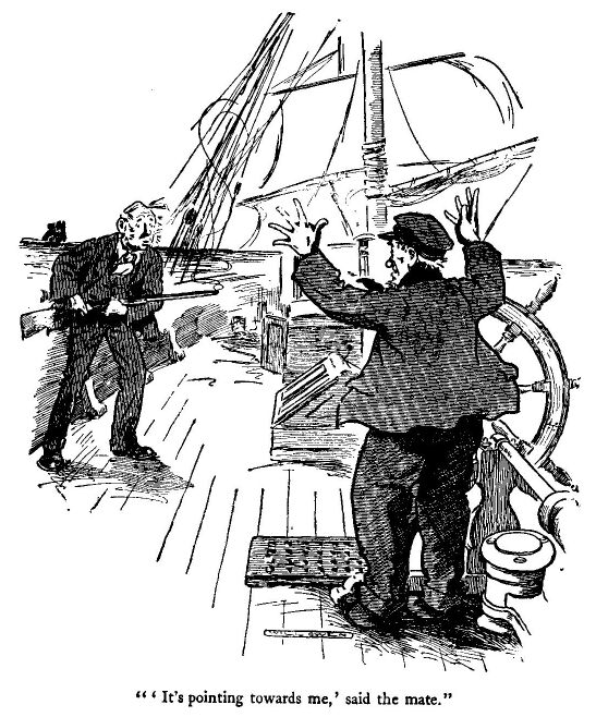 ''it's Pointing Towards Me,' Said the Mate.'
