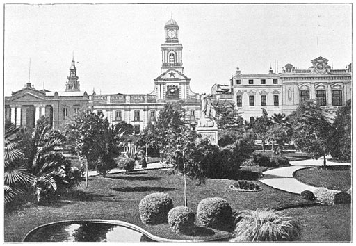 De Plaza de Armas te Santiago.