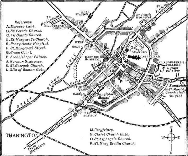 PLAN OF CANTERBURY