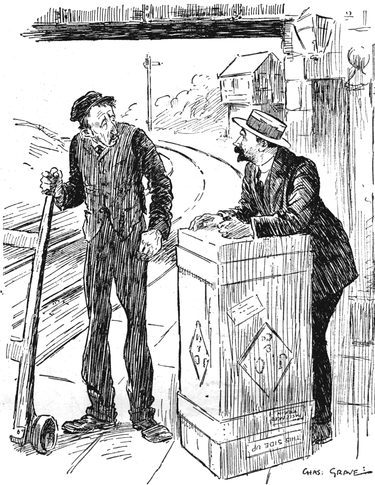 I hear they're thinking of electrifying this part of the line.