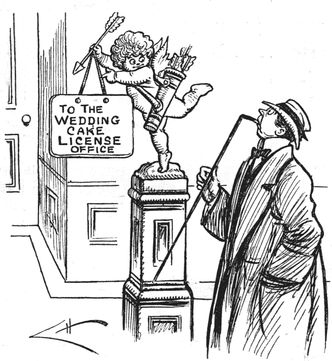 To the Wedding Cake License Office.