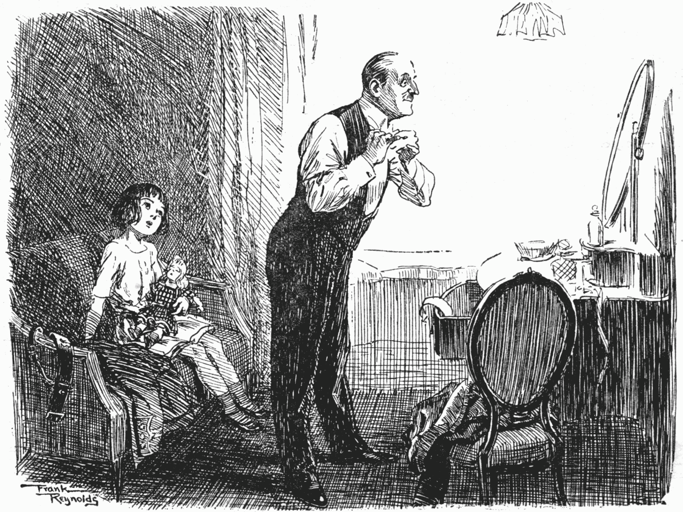 Oh! Do wear your khaki tie, Dad!