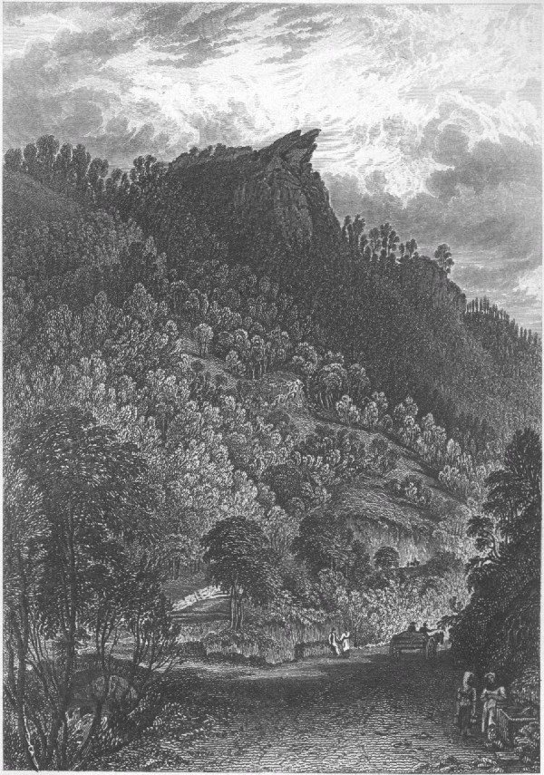 EAGLE CRAG, VALE OF TODMORDEN.

Drawn by G. Pickering. Engraved by Edw^d Finden.