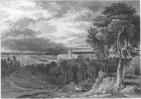 LATHOM HOUSE AS IT EXISTED BEFORE THE SIEGE, RESTORED
FROM EXISTING DOCUMENTS.

Drawn by G. Pickering. Engraved by Edw^d Finden.