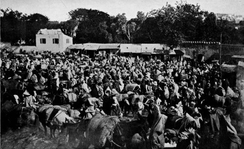 THE SUNDAY MARKET, TANGIER.