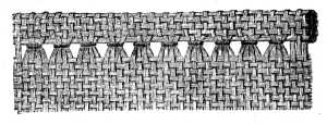 FIG. 60. ANTIQUE HEM-STITCH.
RIGHT SIDE.