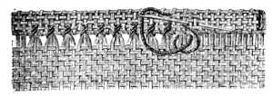 FIG. 63.
SLANTING HEM-STITCH.
WRONG SIDE.
