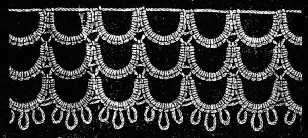 FIG. 503.
TATTED EDGING IN THREE ROWS.
