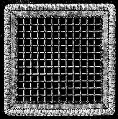 FIG. 636. MOUNTING THE NETTING ON THE FRAME
WITH AN AUXILIARY TAPE.