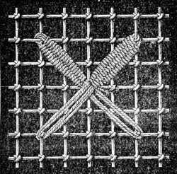 FIG. 647.
LEAVES WORKED IN DARNING STITCH.
COMPLETED.