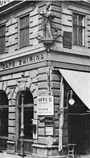 Statue of Kolschitzky Erected by the Coffee Makers Guild of Vienna