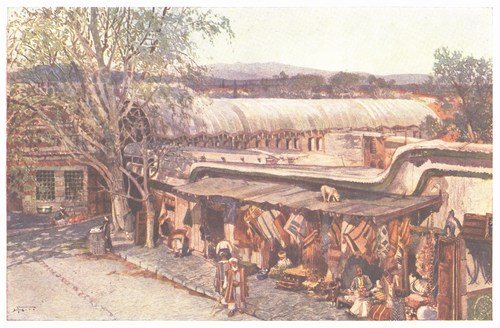 A Small Bazaar in Damascus.