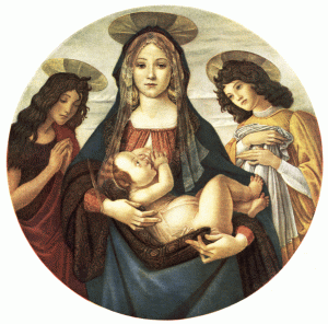 PLATE II.—SANDRO BOTTICELLI (?)

THE VIRGIN AND CHILD

National Gallery, London