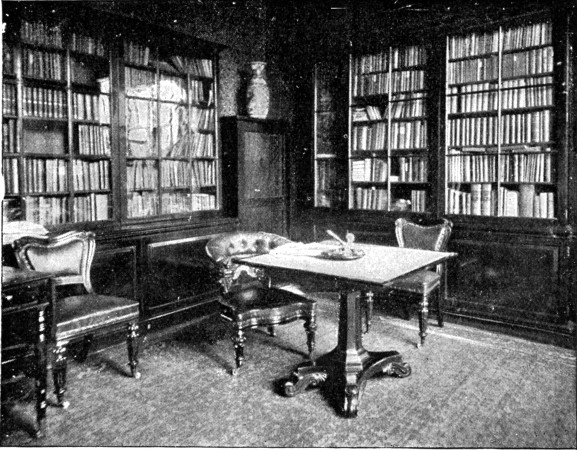 THE LIBRARY.

From a Photo. by Elliott & Fry.