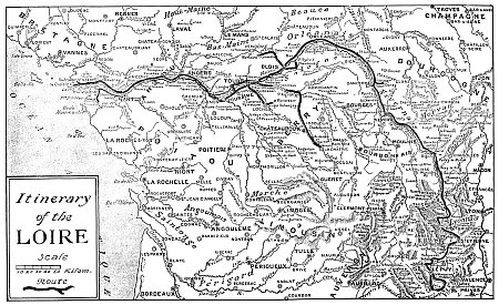 Itinerary of the Loire (Map)