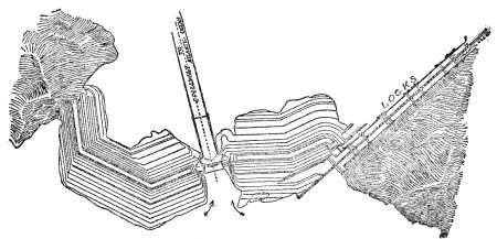 GATUN LAKE
PLAN OF THE GATUN DAM AND LOCKS