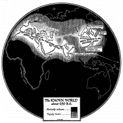 The Known World about 250 B.C.