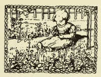 DECORATIVE ILLUSTRATION BY ALFRED KELLER FOR “DAS BUCH
DER KLEINEN KLEINEN” PUBLISHED BY L. STAAKMANN, LEIPZIG