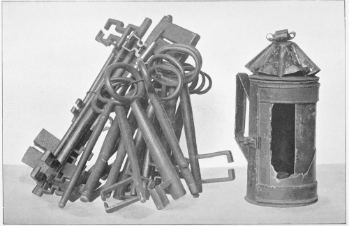 Deacon Brodie’s Dark Lanthorn and False Keys.

(From the originals in the Museum of The Society of Antiquaries of
Scotland.)