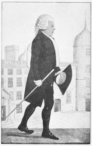 The Lord Advocate (Ilay Campbell).

(Showing the old Parliament House.)

(After Kay.)