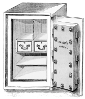 CHUBB’S NEW PATENT SAFE, WITH T-IRON FRAME

To face page 36