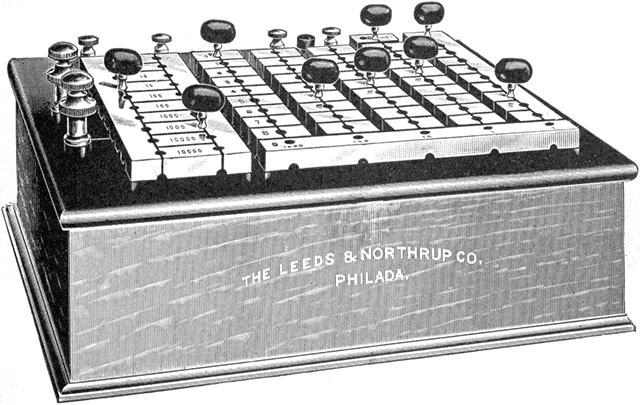 Fig 567Standard resistance box and Wheatstone bridge This pattern is a modification