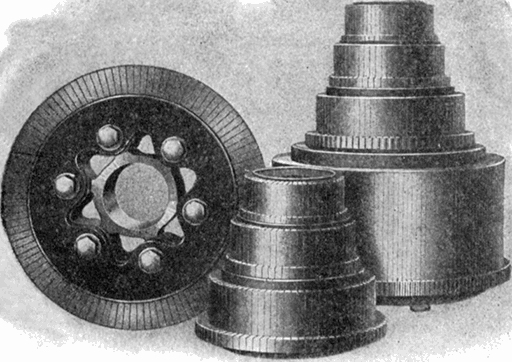 Fig 768Various sizes of Watson commutator The segments are punched from hard drawn