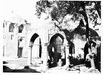 Fig. 187.—JEZÎRET IBN ’UMAR, FOUNTAIN OF MOSQUE.