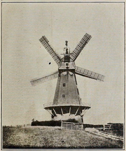 Tower grist mill. South of England.