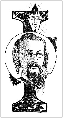 Illustration: REVEREND
DOCTOR IMMACULATE BARKWORST - ILLUSTRATED LETTER ‘I’.