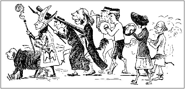 Illustration: SOCIETY FOR THE PROTECTION
OF THE ALMIGHTY.