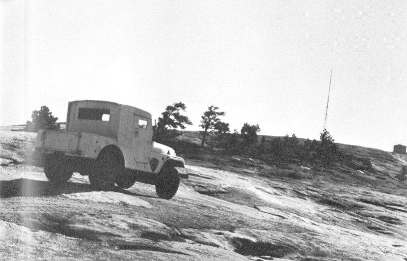 {Fire watchers in Jeep}