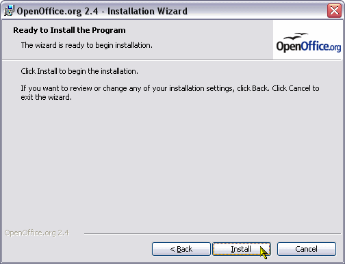 open office installer