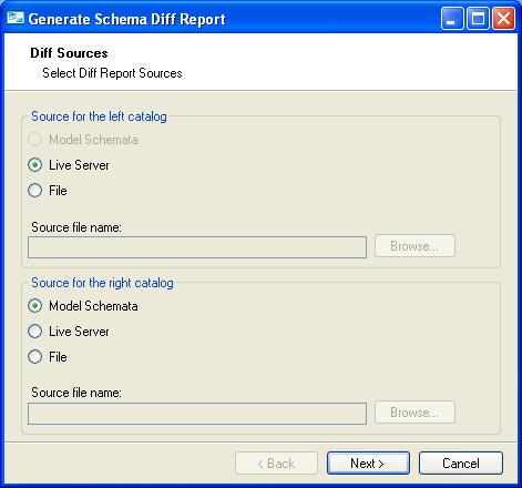 Schema Diff Report