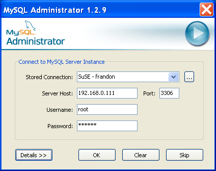 mysql administrator 1.2.12